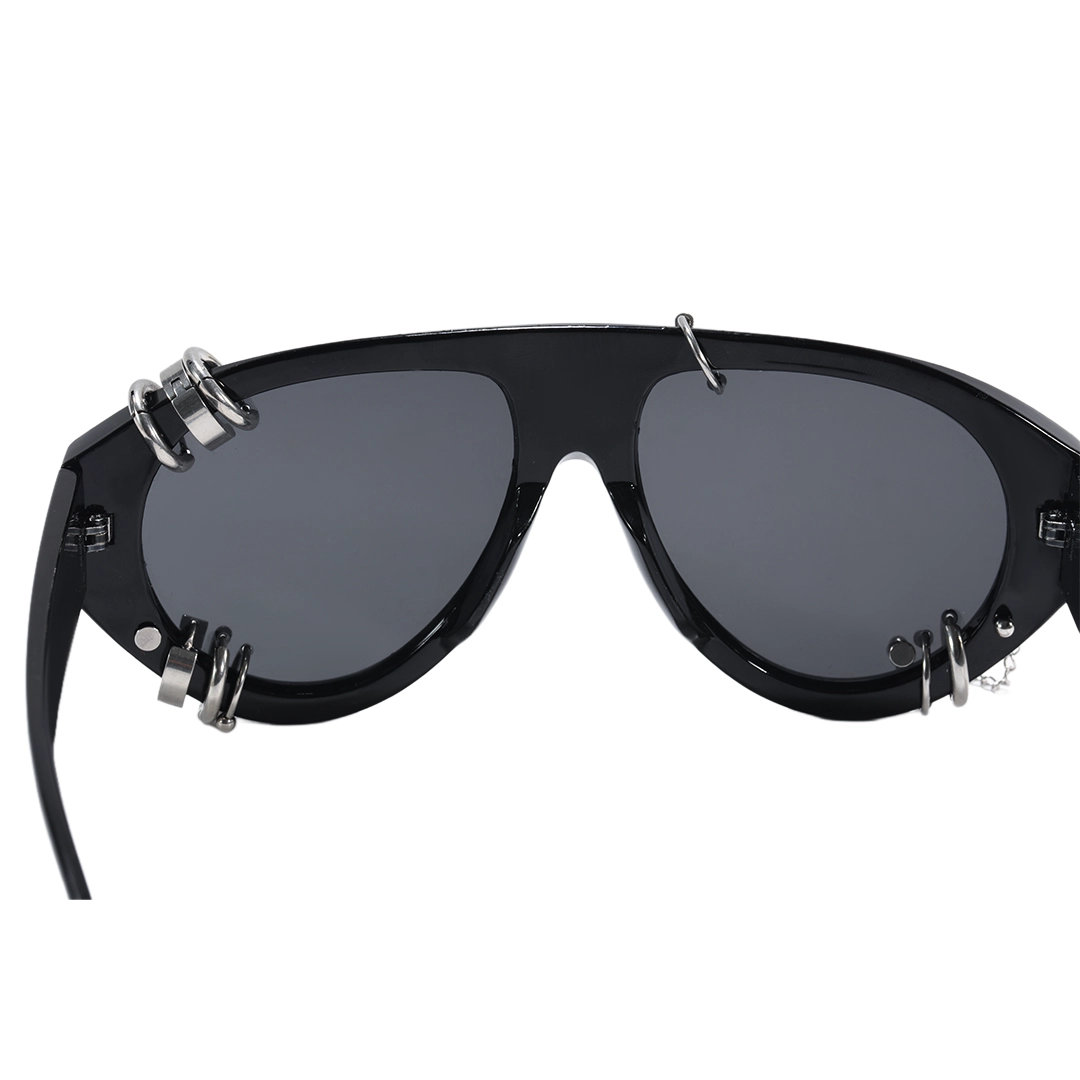 Frame detail view of Wisp aviator pc sunglasses AP0082604 in silver