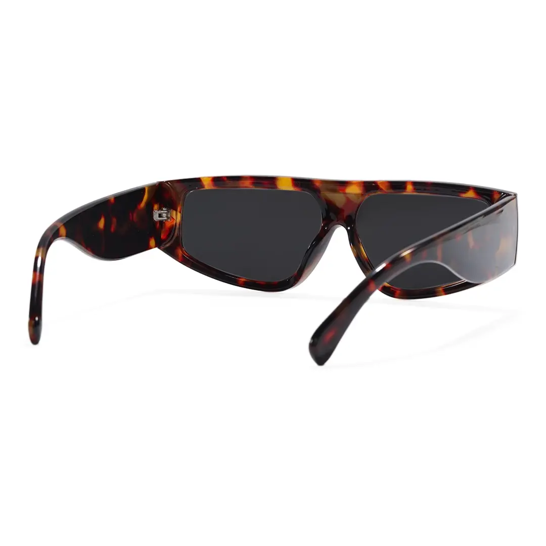 Back view of Kaelen fashion aviator pc sunglasses AP0092604 in tortoise