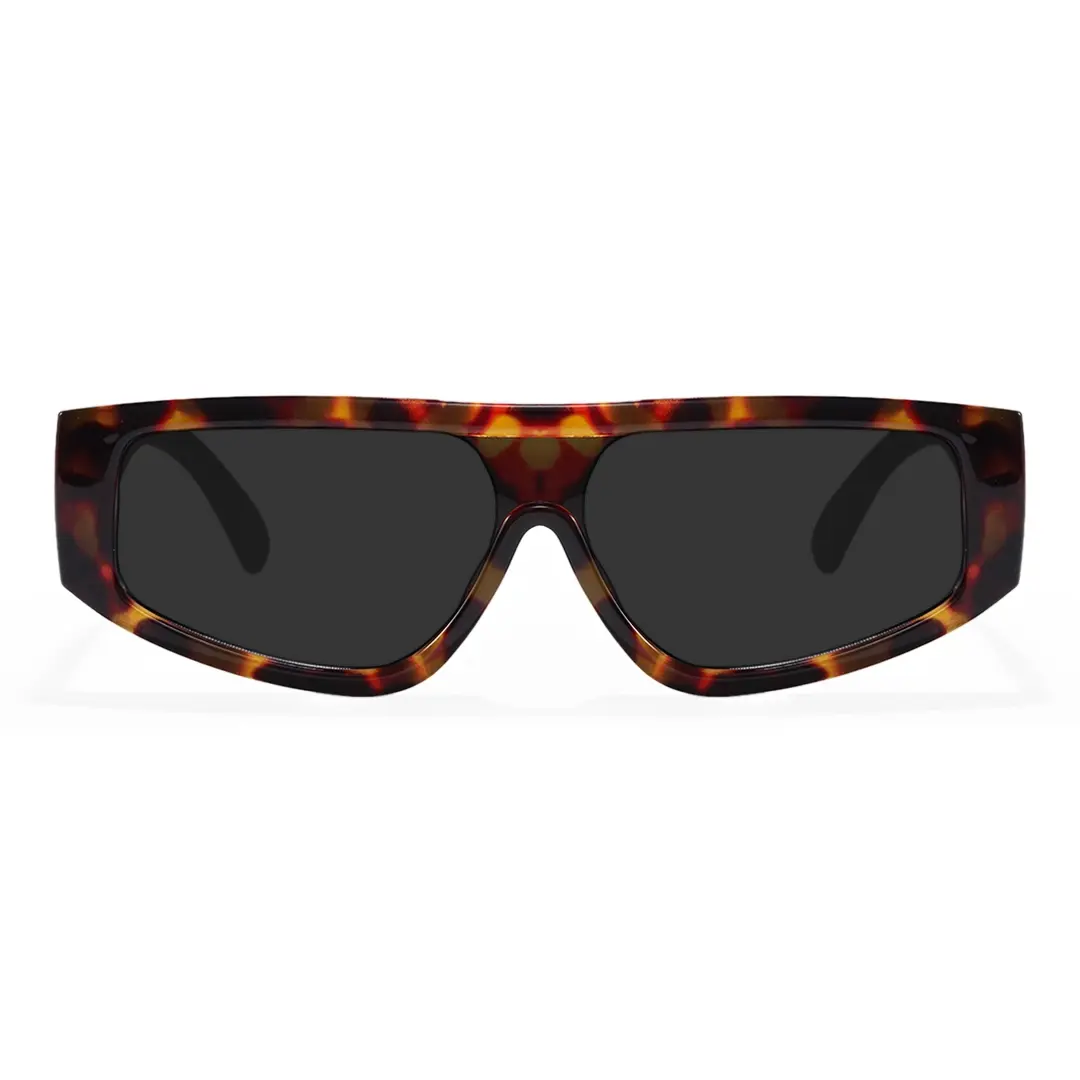 Front view of Kaelen fashion aviator pc sunglasses AP0092604 in tortoise