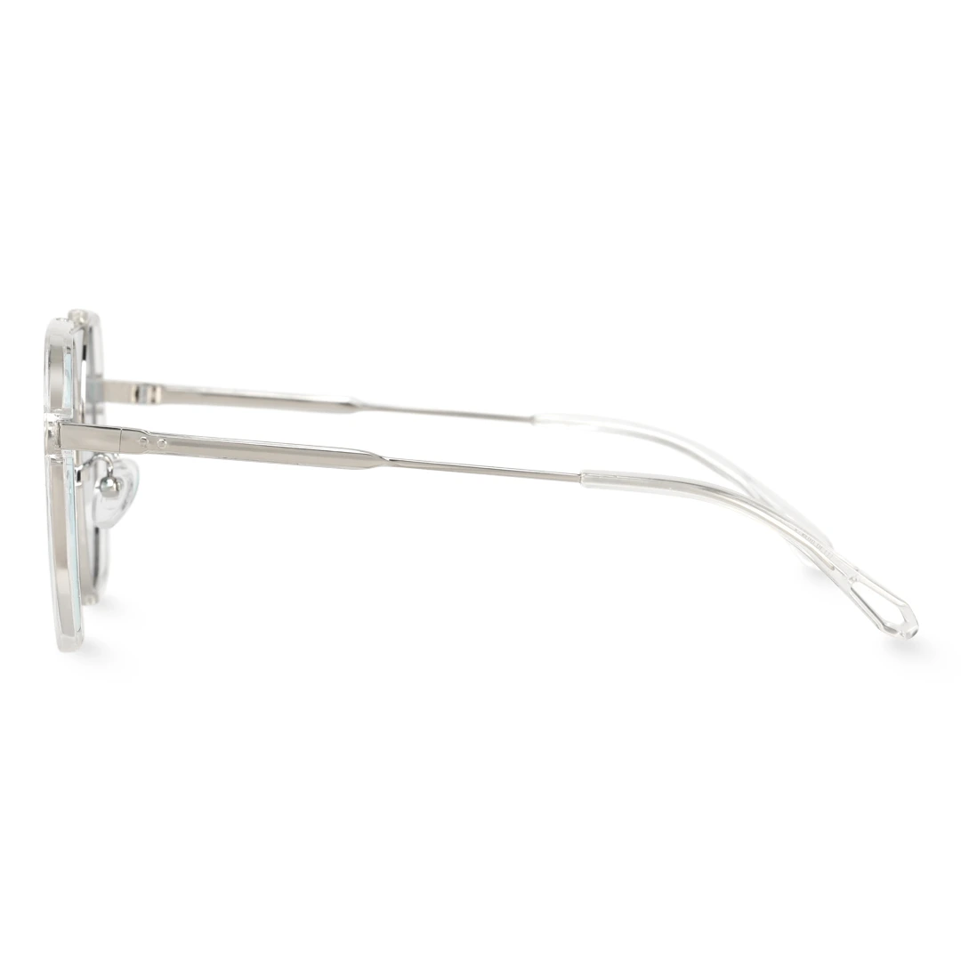 Side view of Phoenix fashion aviator tr90 sunglasses AR0042410 in blue