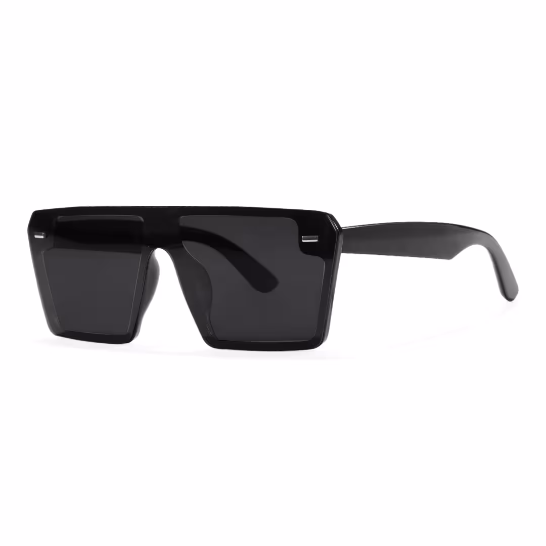 Angle view of Wyla aviator tr90 sunglasses AR0112604 in black
