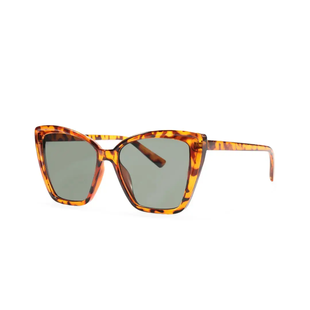 Angle view of Lesley cat eye pc sunglasses CP0102506 in tortoise