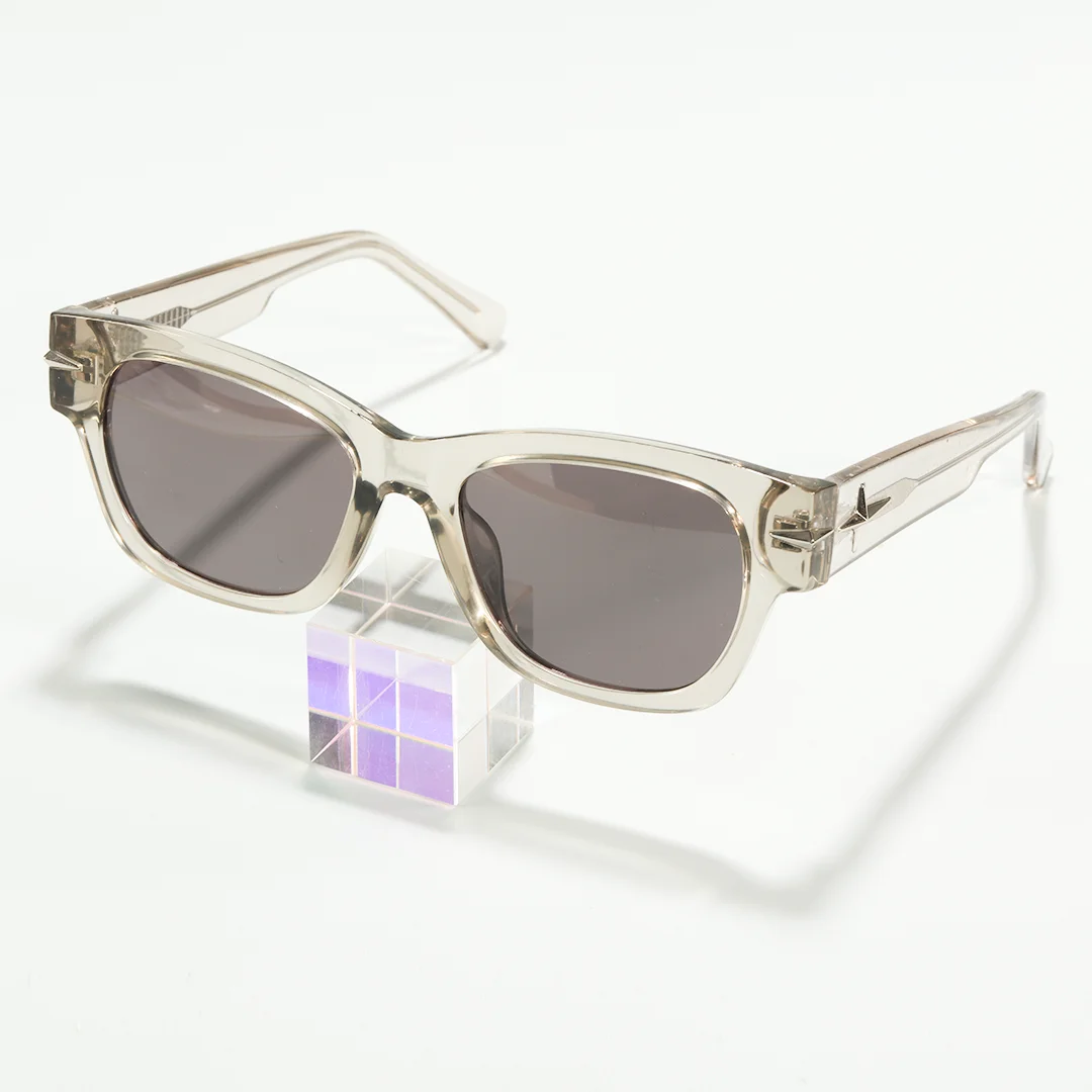 Scene view of Hollis rectangle tr90 sunglasses ER0022604 in brown