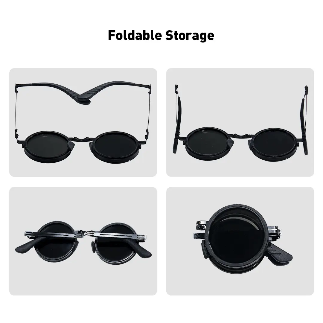 Frame detail view of Covey steampunk round metal sunglasses in black. SPU: RM0292604