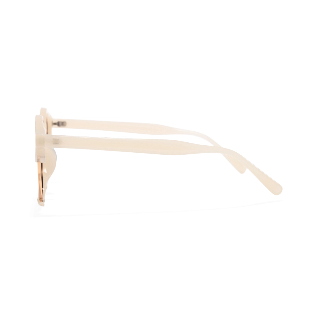 Side view of Boak round tr90 sunglasses RR0062402 in pink