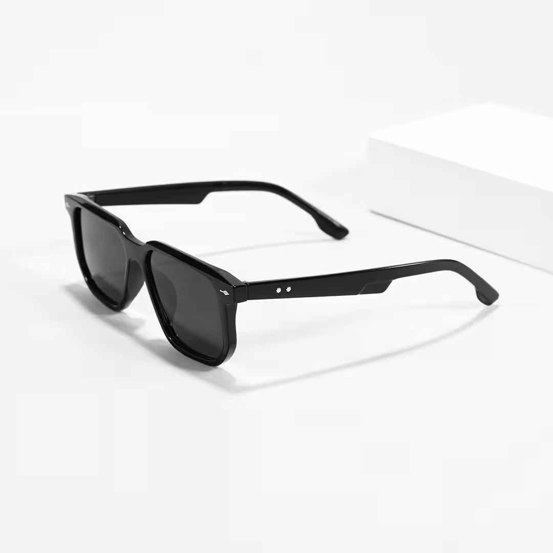 Scene view of Lior square pc sunglasses SP0142506 in black