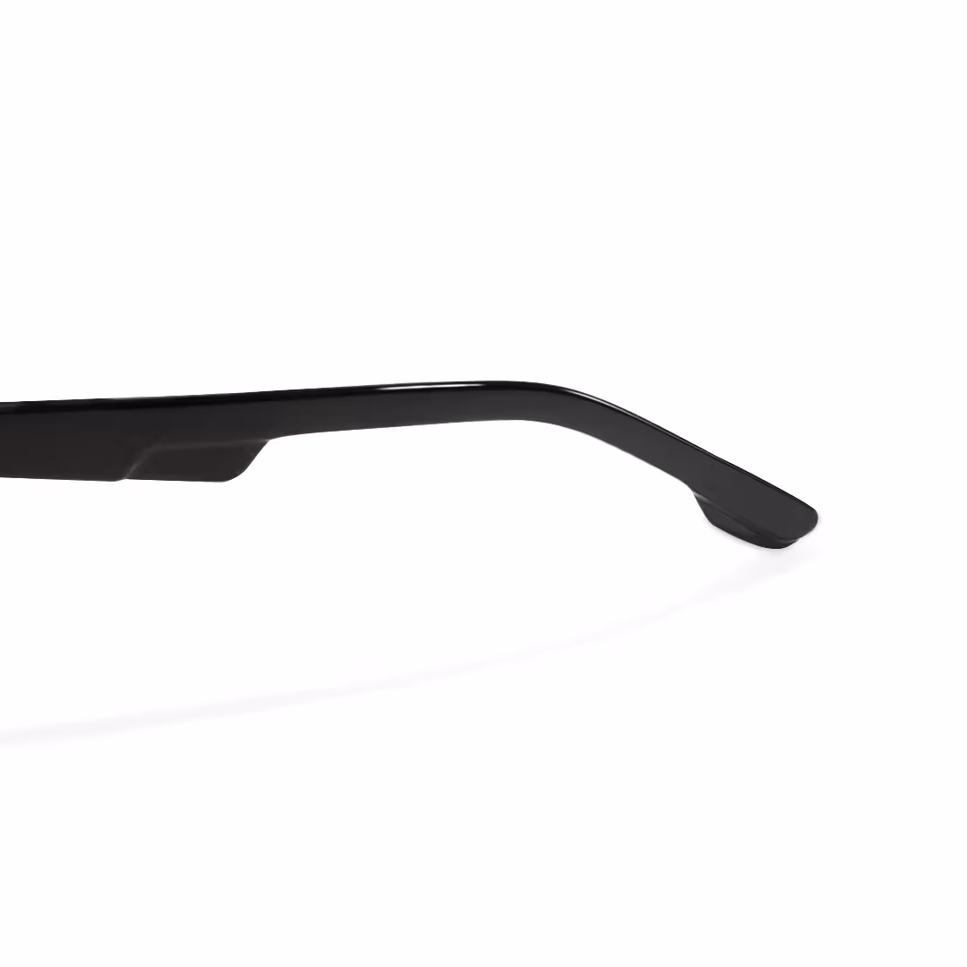 Temple detail of Lior square pc sunglasses SP0142506 in black
