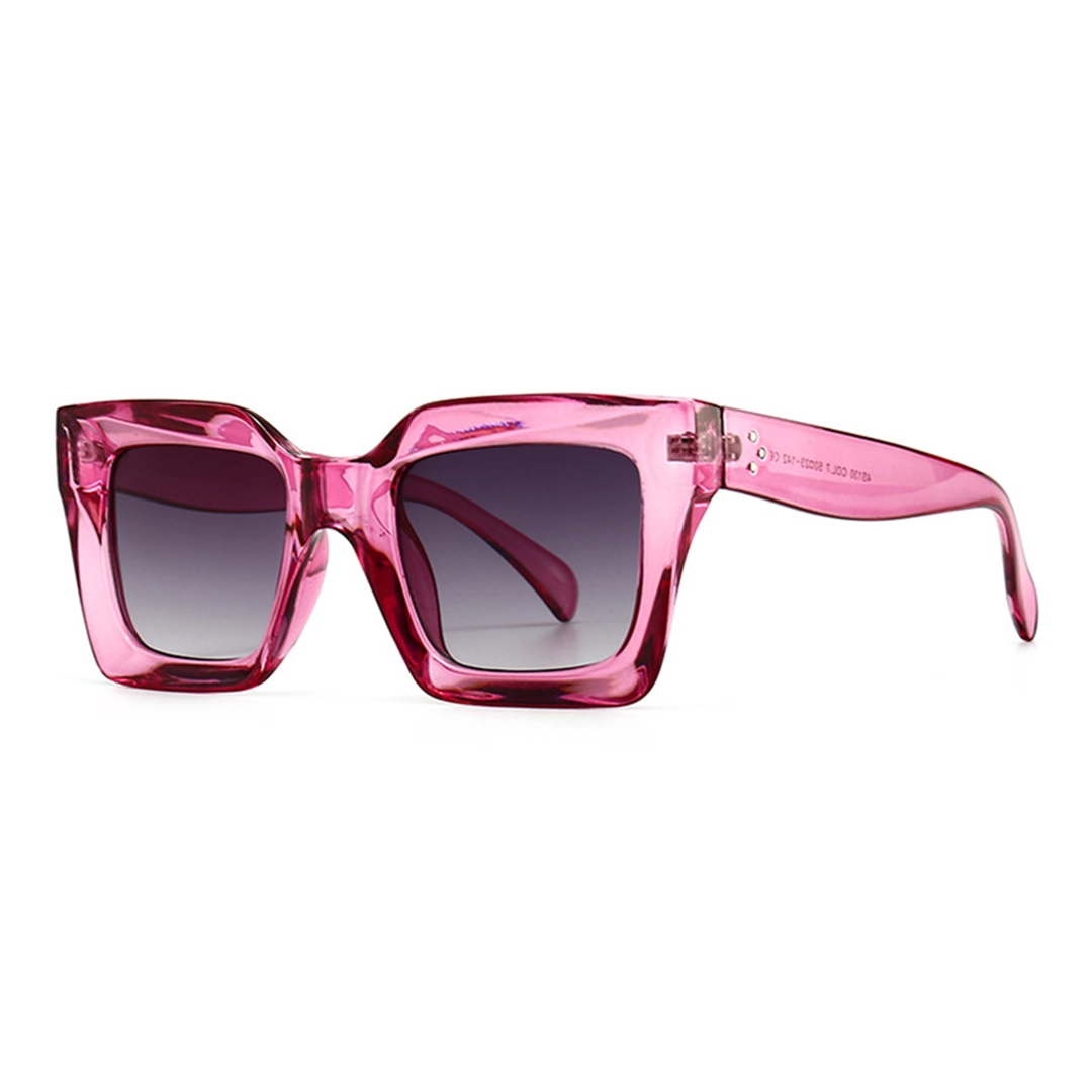 Angle view of Sloane fashion square pc sunglasses SP0192507 in pink