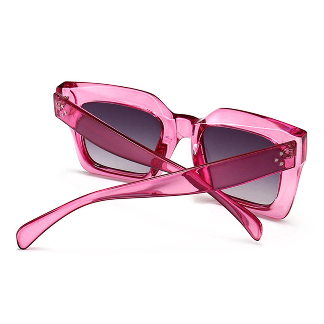 Back folded view of Sloane square pc sunglasses SP0192507 in pink