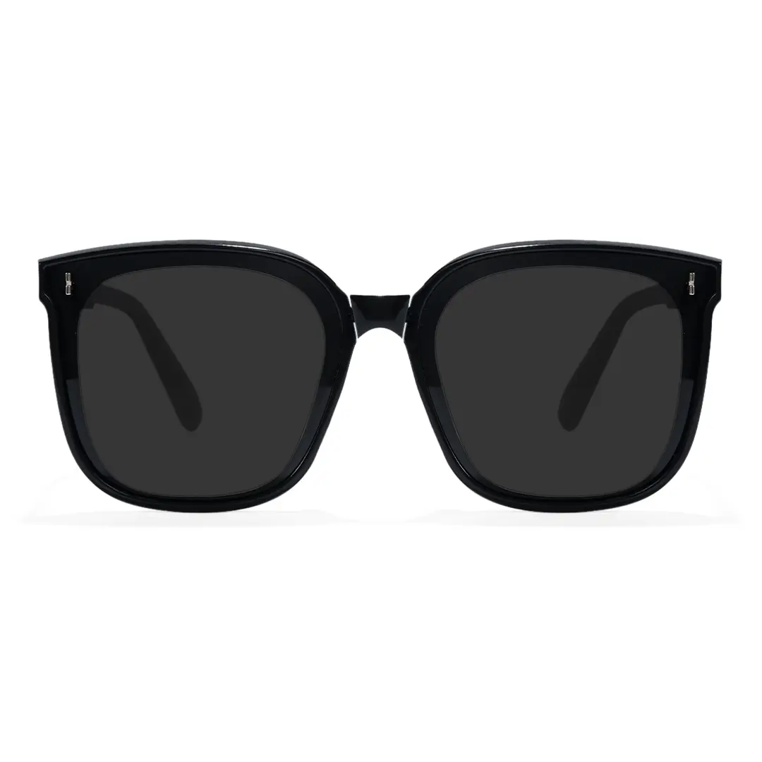 Front view of Havenr square pc sunglasses SP0302604 in black