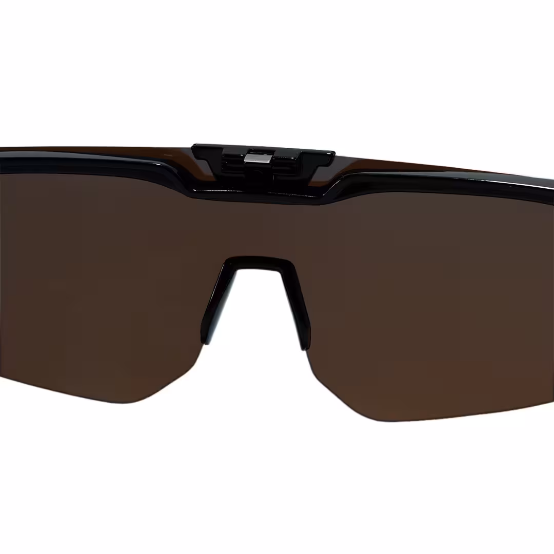 Frame detail view of Cyra square tr90 flip-up sunglasses SR0062605 in blue