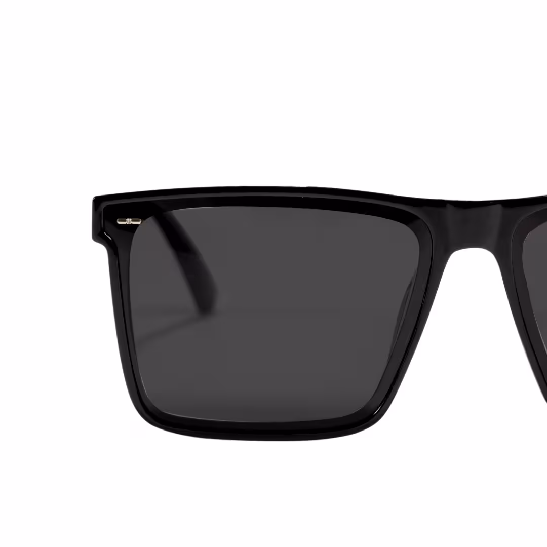 Frame detail view of Evan square tr90 sunglasses SR0112506 in black