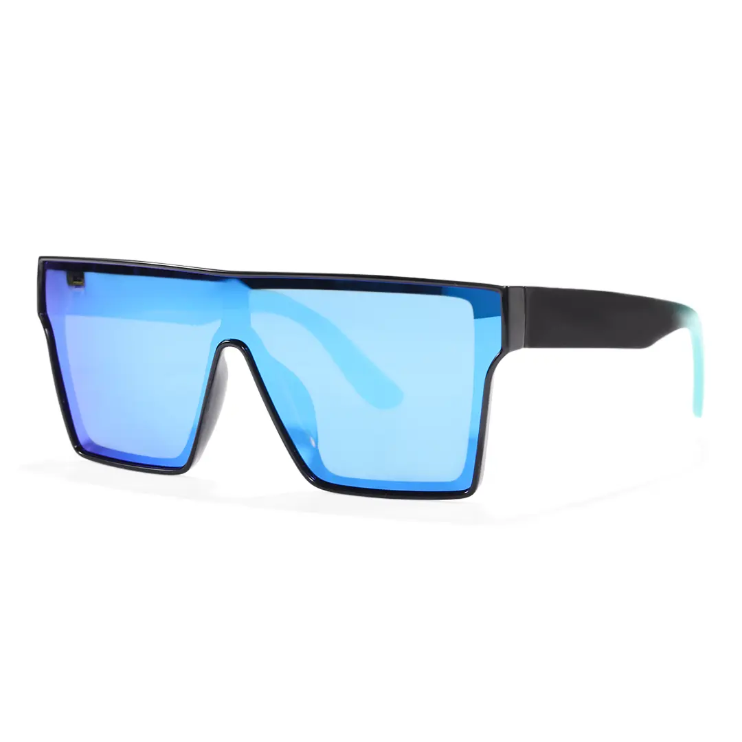 Angle view of Quentin fashion square tr90 sunglasses SR0252603 in blue