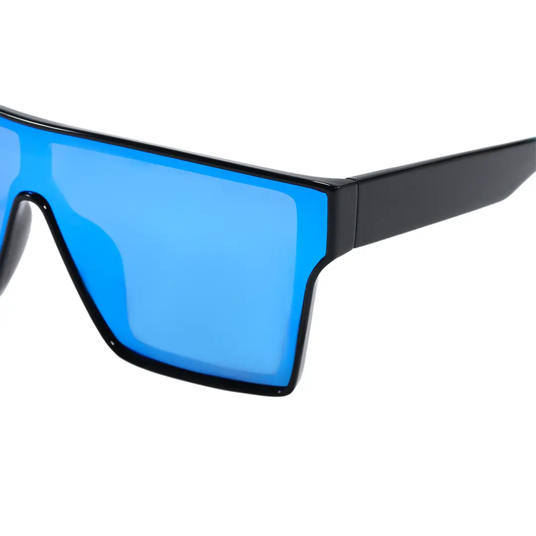 End piece detail of Quentin fashion square tr90 sunglasses SR0252603 in blue