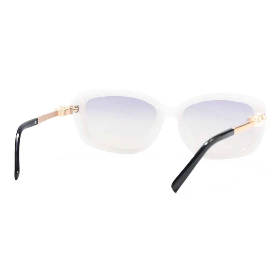 Front view of moll cat eye pc sunglasses cp0152506 in two-tone