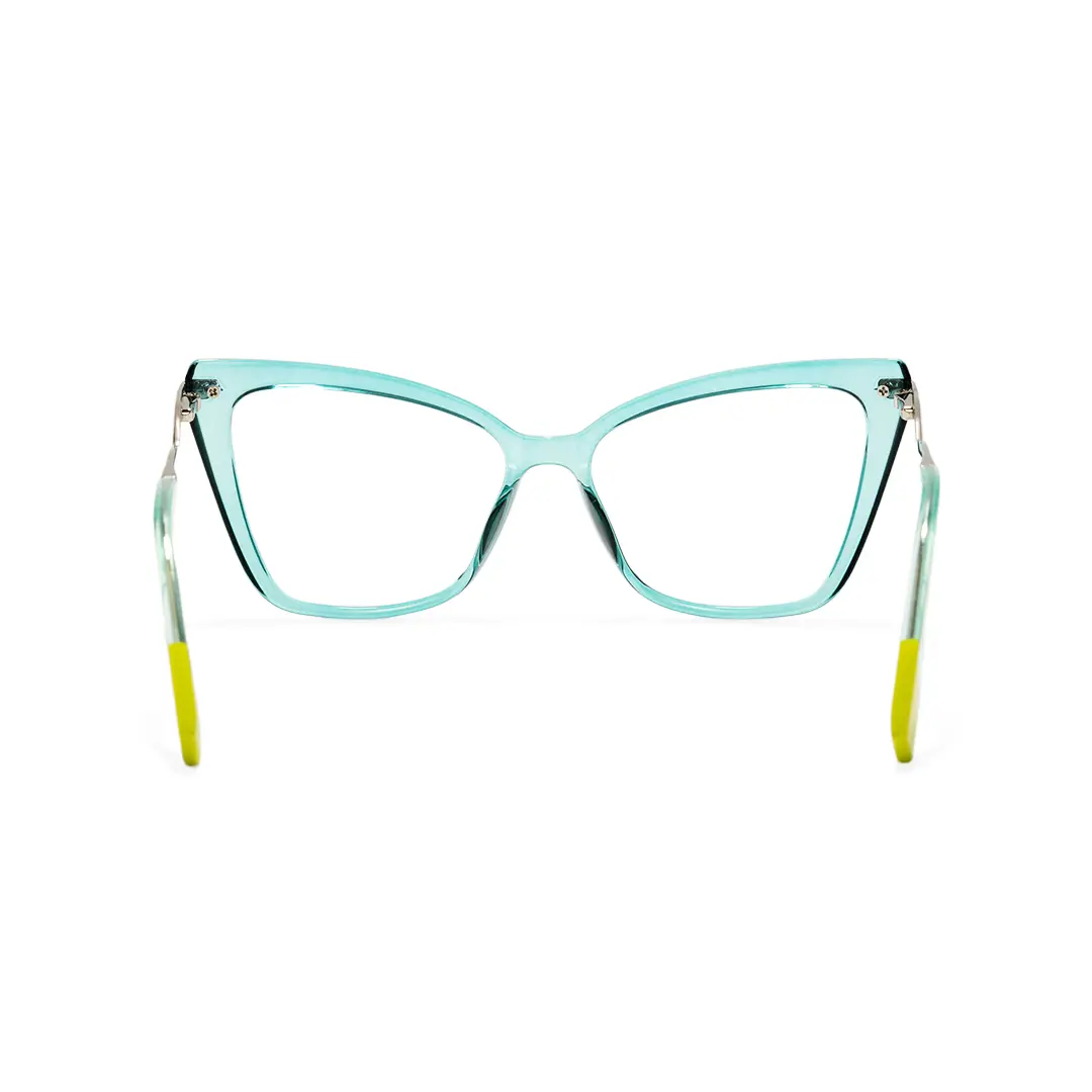 Back view of Aida butterfly tr90 eyeglasses UR0172502 in blue
