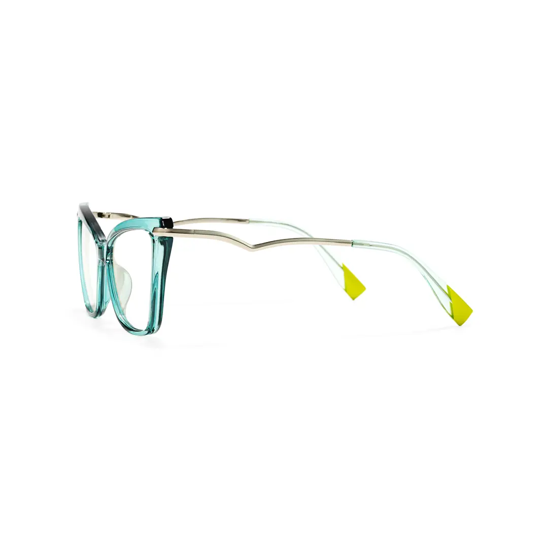 Side view of Aida butterfly tr90 eyeglasses UR0172502 in blue