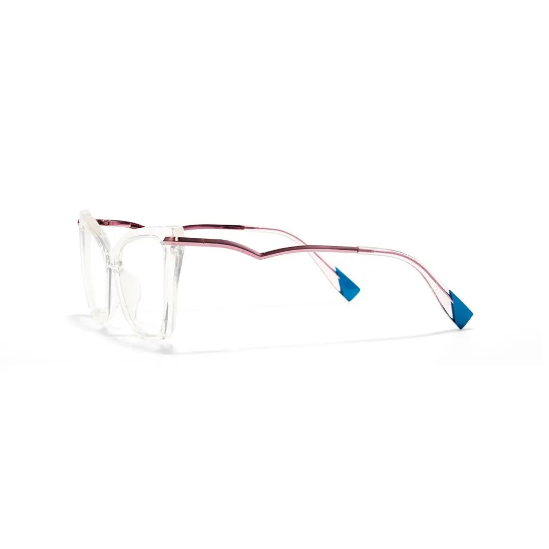 Side view of Aida butterfly tr90 eyeglasses UR0172502 in clear