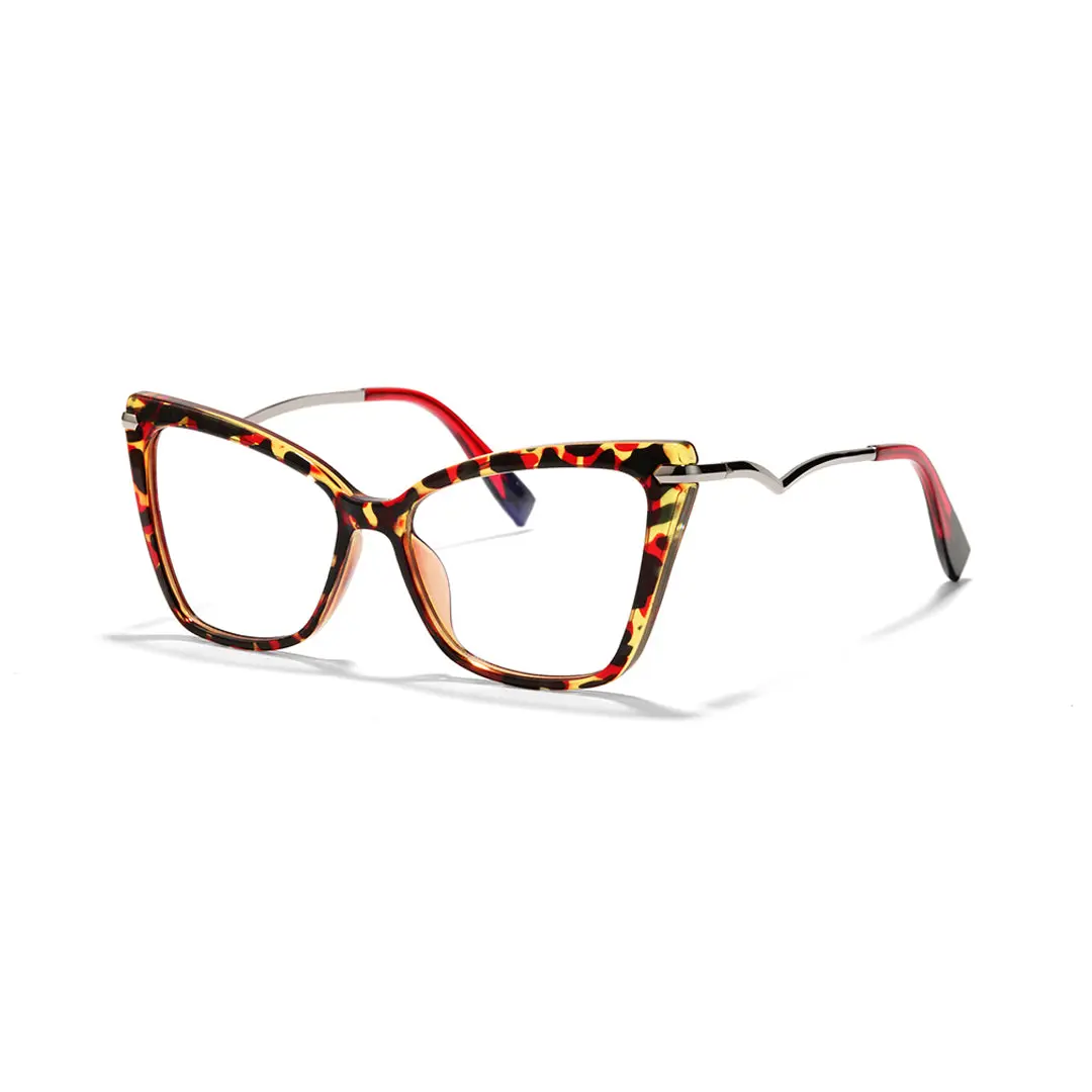 Angle view of Aida butterfly tr90 eyeglasses UR0172502 in tortoise