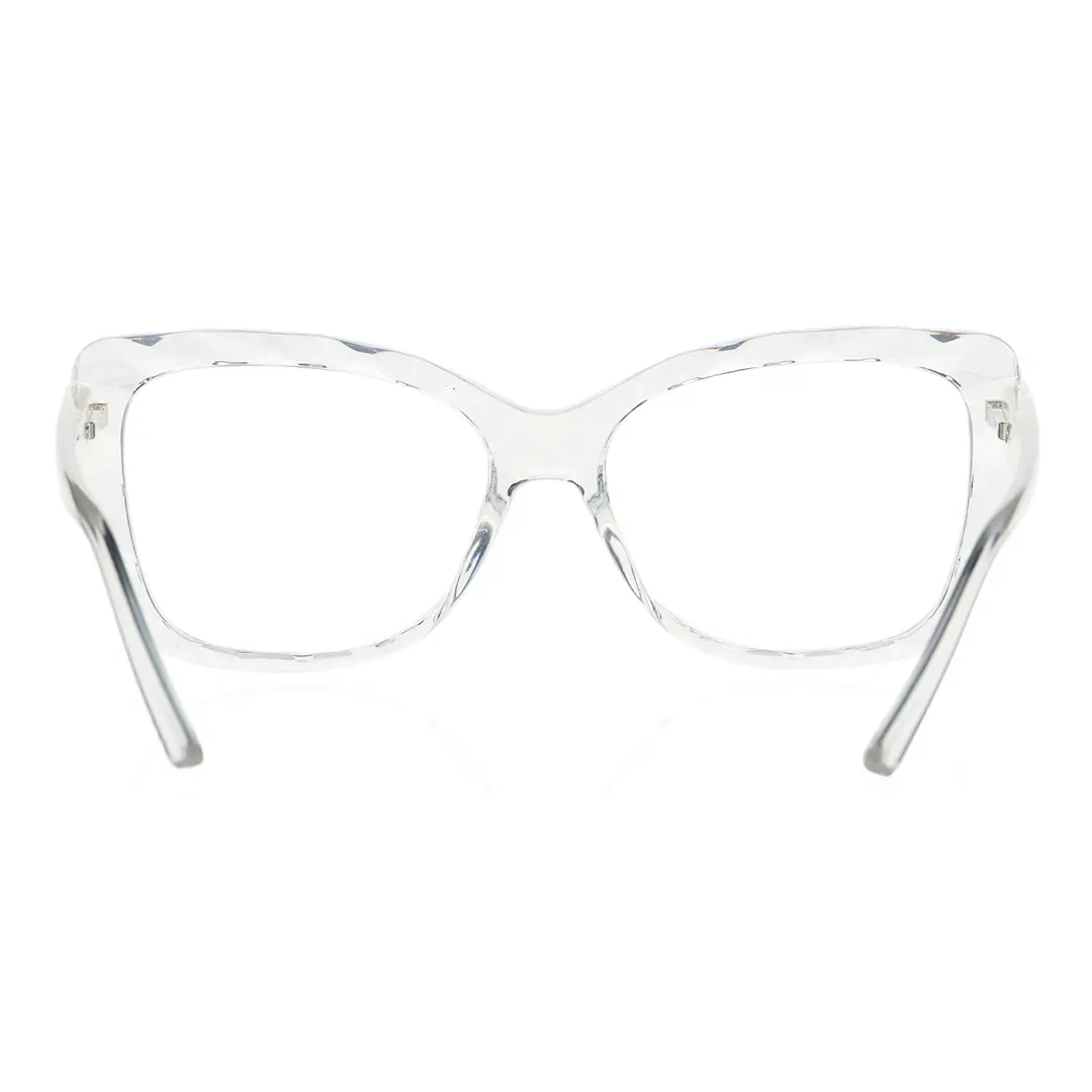 Back view of Ailsa cat eye tr90 eyeglasses CR0242502 in clear