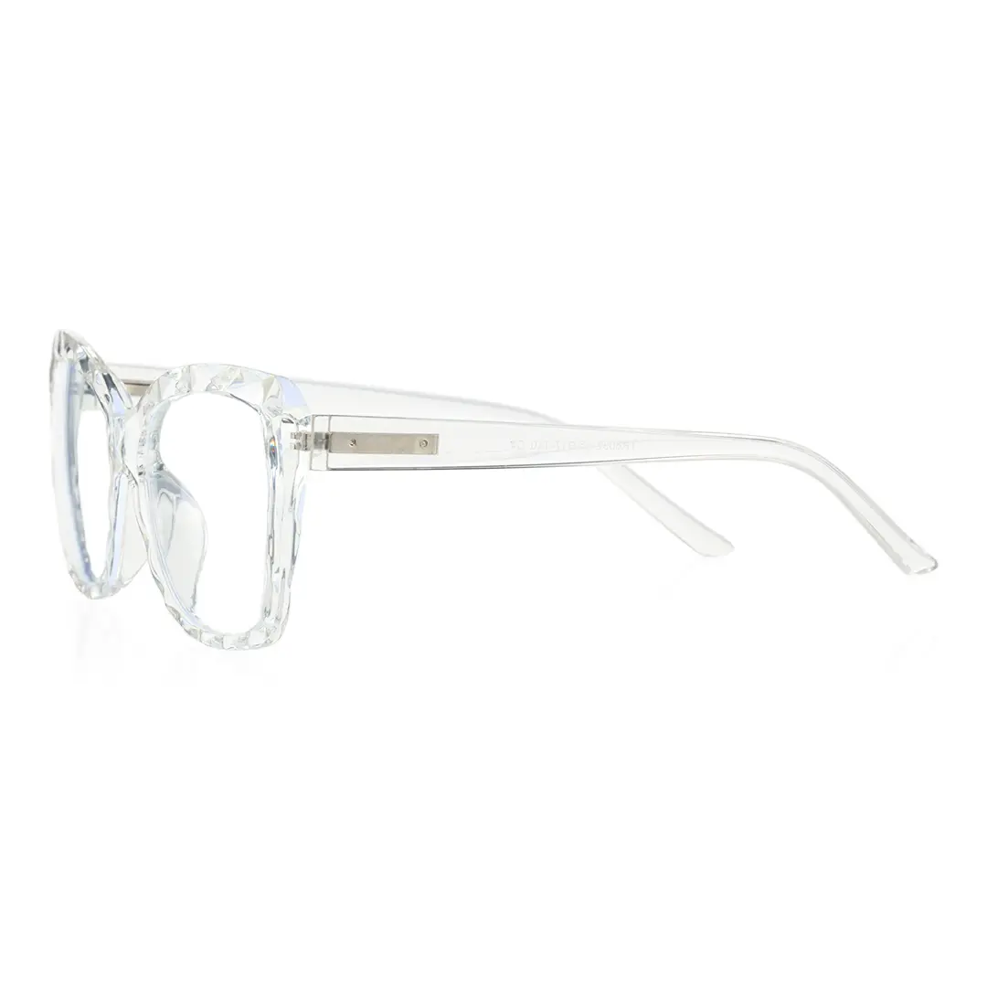 Side view of Ailsa cat eye tr90 eyeglasses CR0242502 in clear