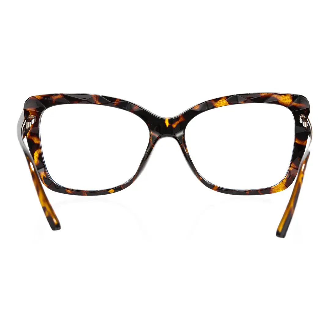 Back view of Ailsa cat eye tr90 eyeglasses CR0242502 in tortoise