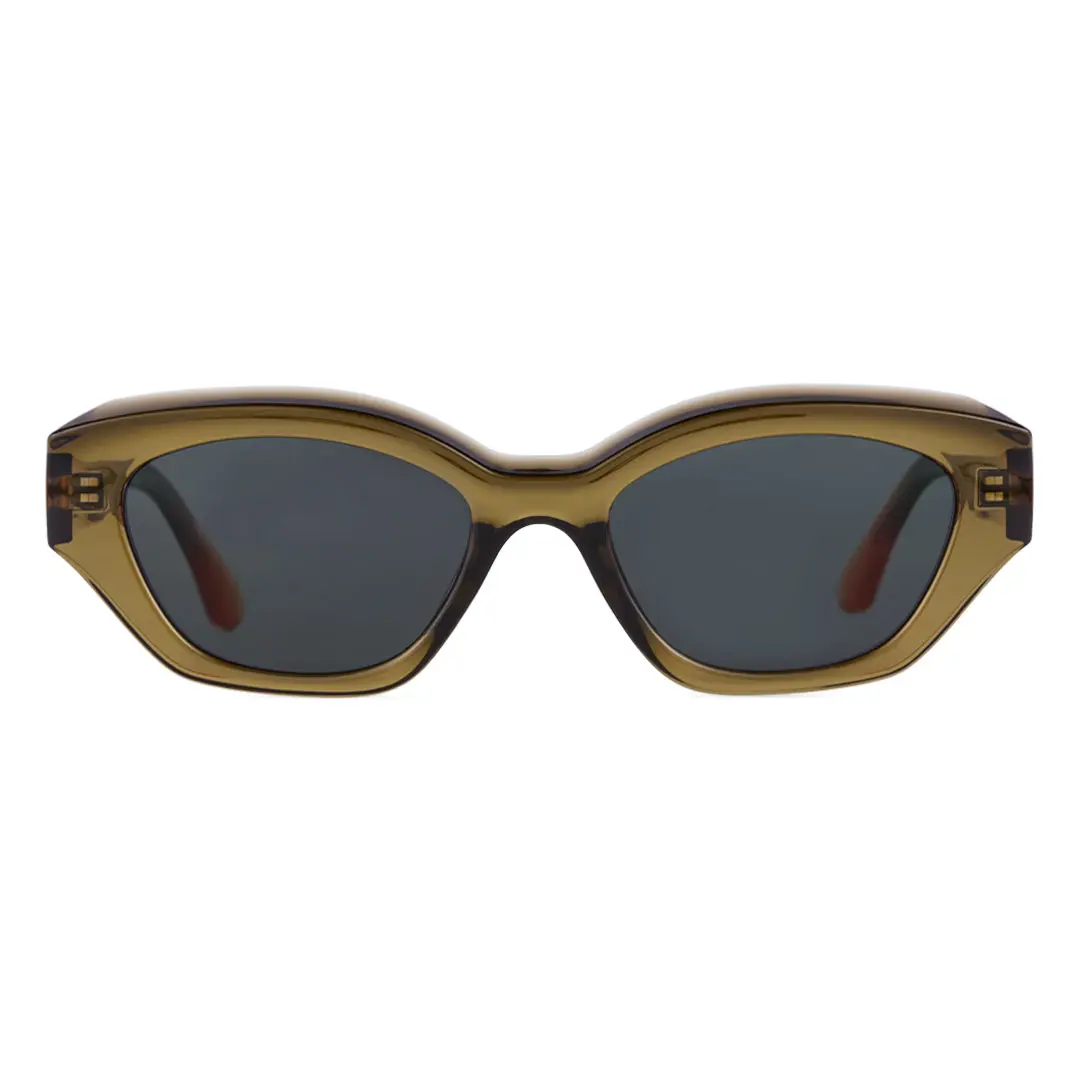 Front view of Appl geometric pc sunglasses GP0162404 in brown