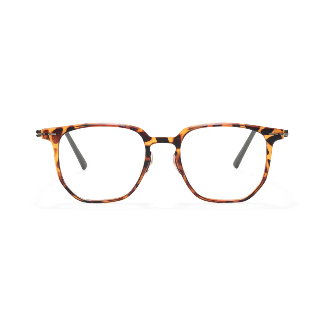 Front view of Benny square tr90 eyeglasses SR0042508 in tortoise