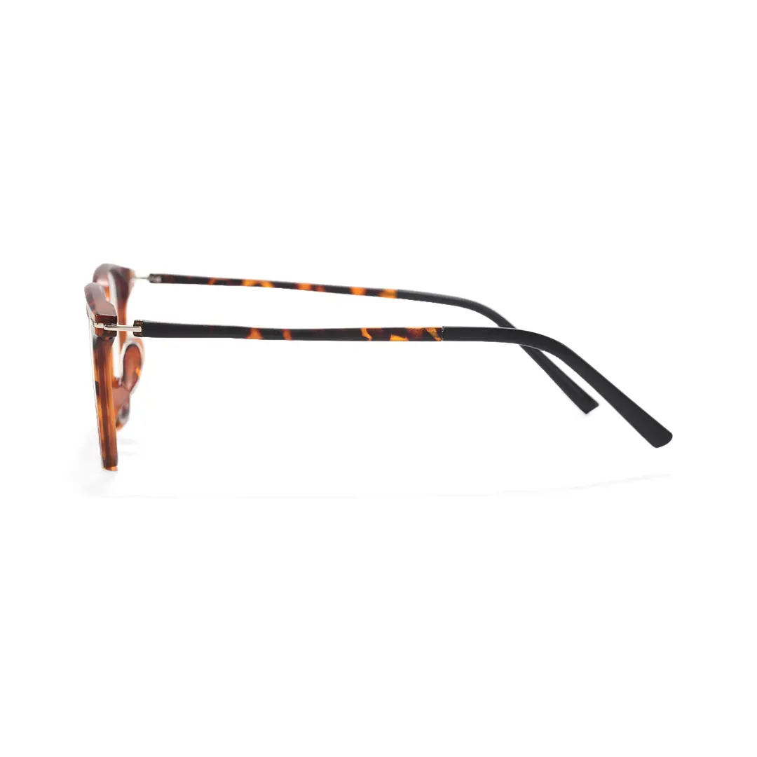 Side view of Benny square tr90 eyeglasses SR0042508 in tortoise
