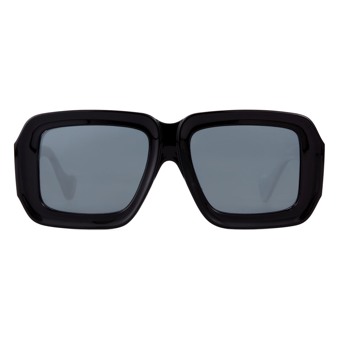 Front view of Bhop square tr90 sunglasses SR0092303 in grey