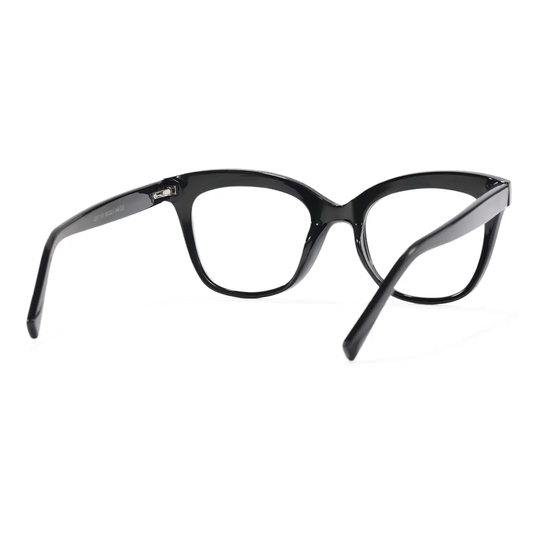 Back view of Bike cat eye tr90 eyeglasses CR0272302 in black