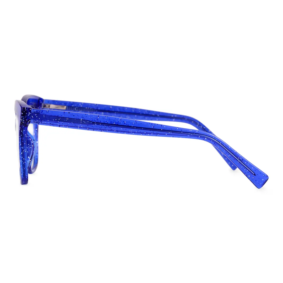 Side view of Bike cat eye tr90 eyeglasses CR0272302 in blue