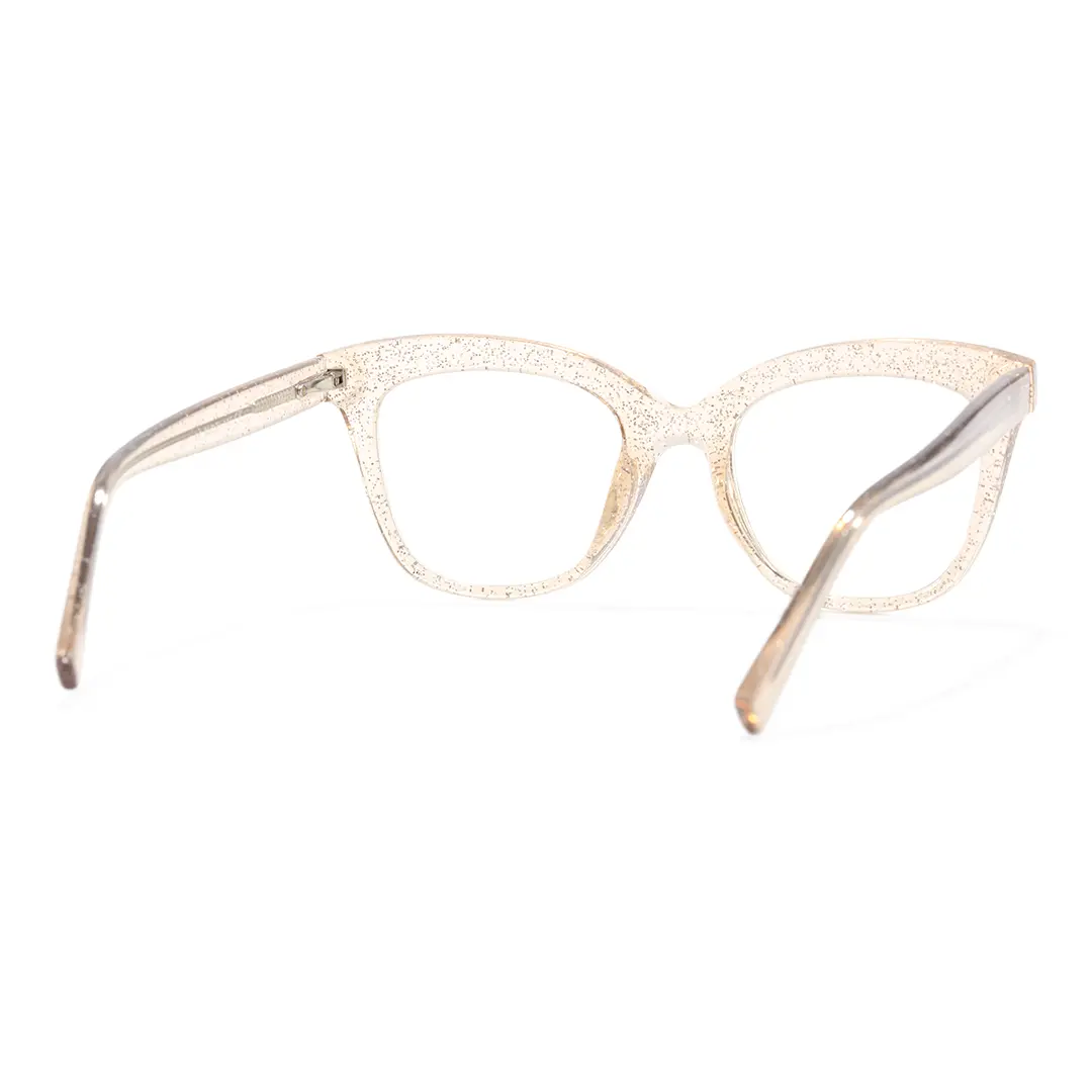 Back view of Bike cat eye tr90 eyeglasses CR0272302 in gold