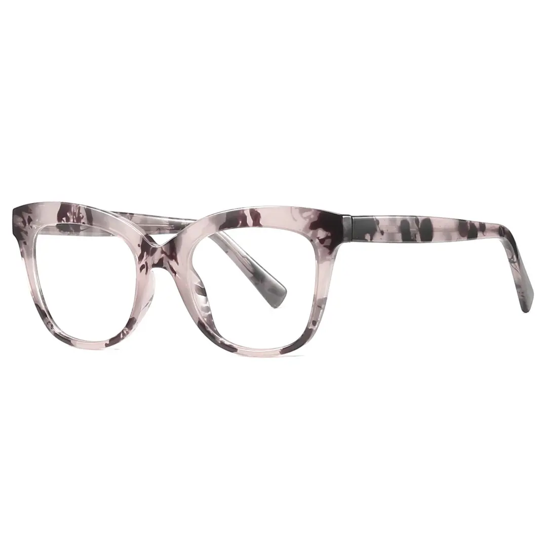 Angle view of Bike cat eye tr90 eyeglasses CR0272302 in tortoise