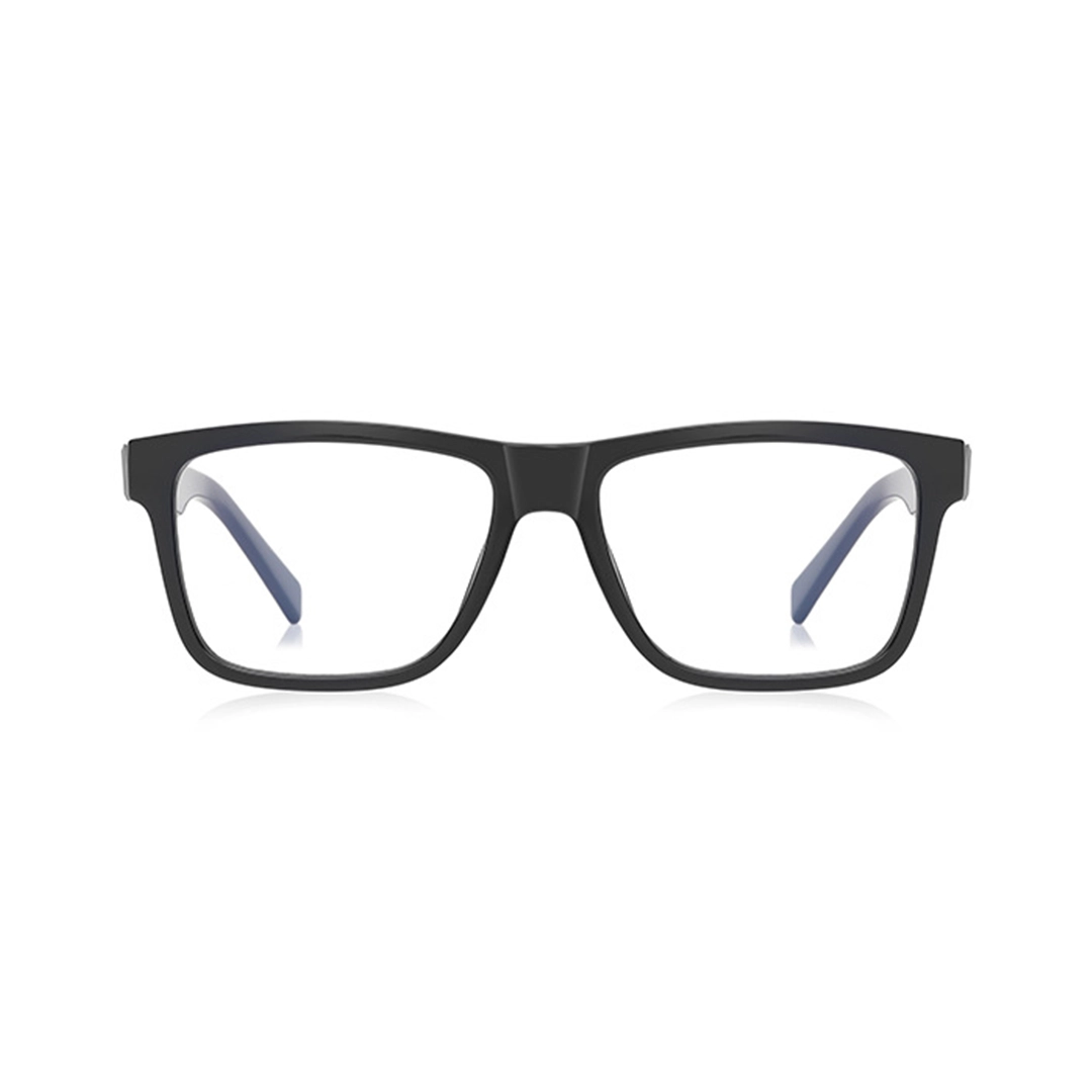 Front view of Briony rectangle tr90 eyeglasses ER0012512 in black