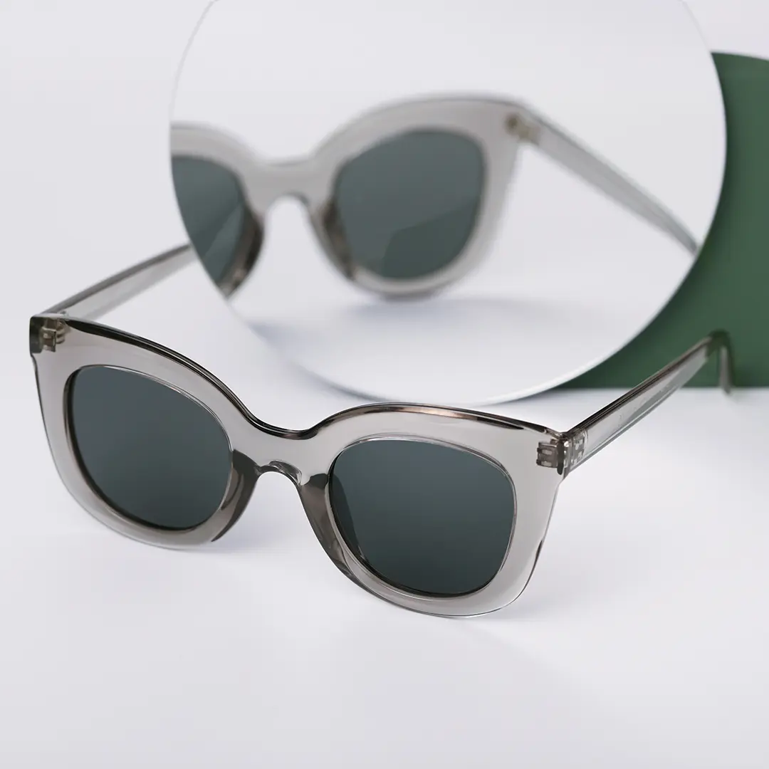 Scene view of Cara cat eye tr90 sunglasses CR0172404 in grey