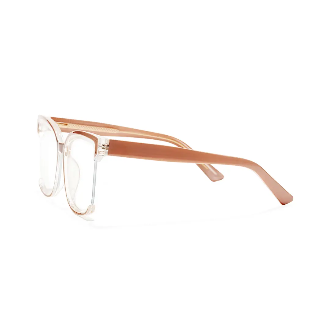 Side view of Cery cat eye tr90 eyeglasses CR0022502 in pink