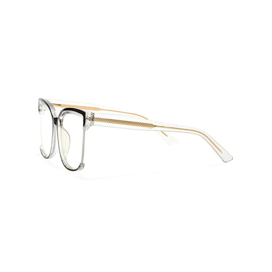 Side view of Cery cat eye tr90 eyeglasses CR0022502 in two-tone