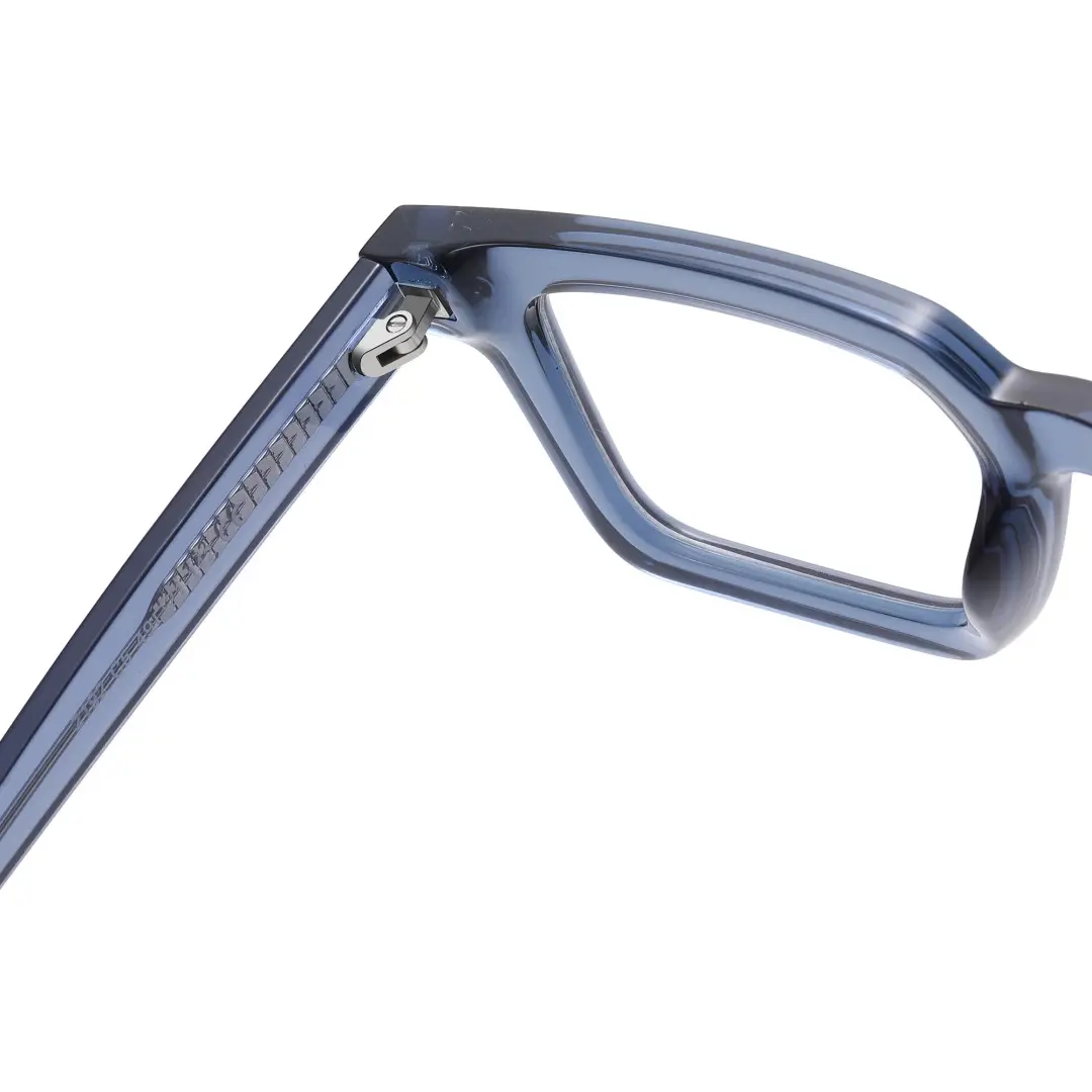 Frame detail view of Clyde rectangle tr90 eyeglasses ER0022406 in blue