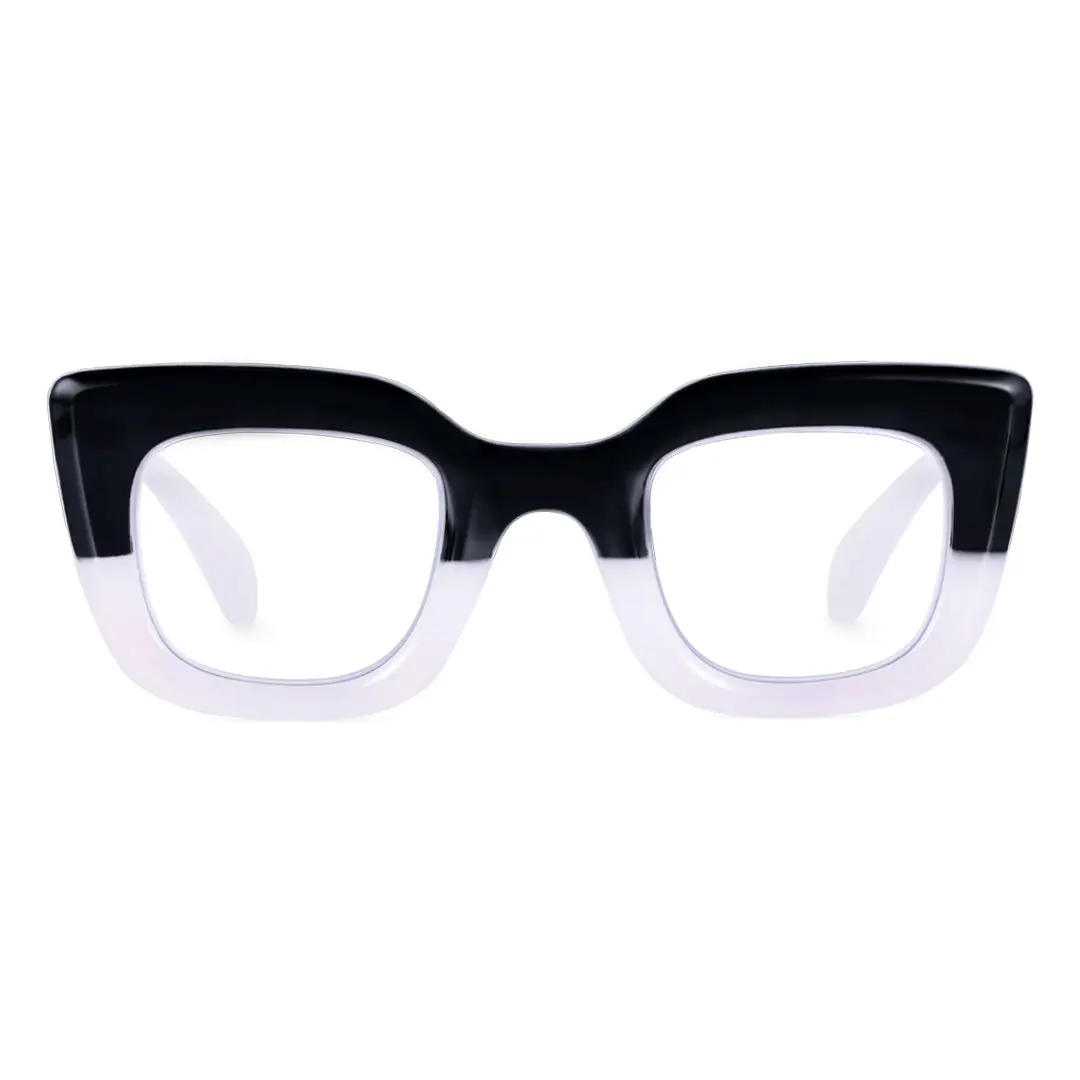 Front view of Cohen cat-eye pc eyeglasses CP0012403 in black