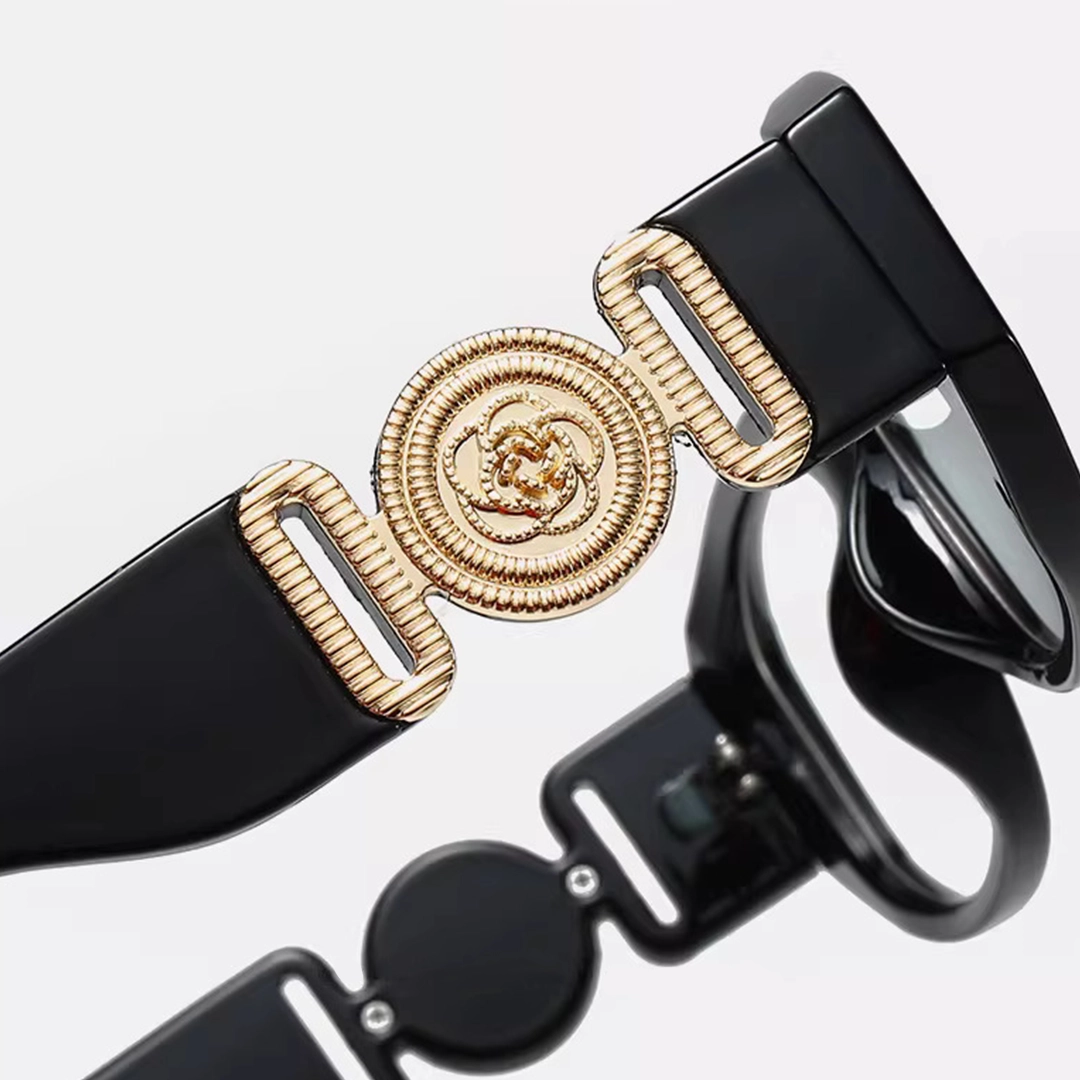 Frame detail view of Cress rectangle pc eyeglasses EP0402512 in black