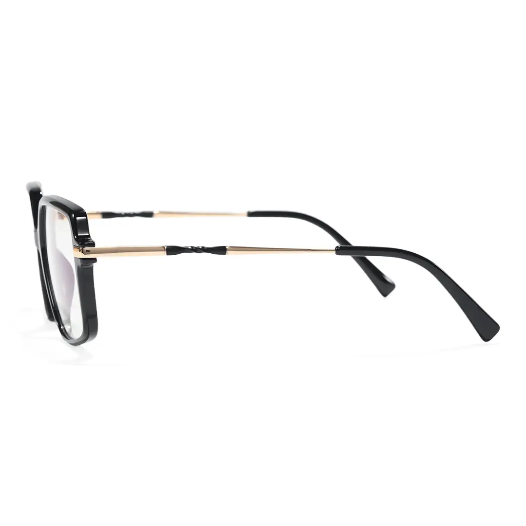 Side view of Cubo geometric tr90 eyeglasses GR0032510 in black