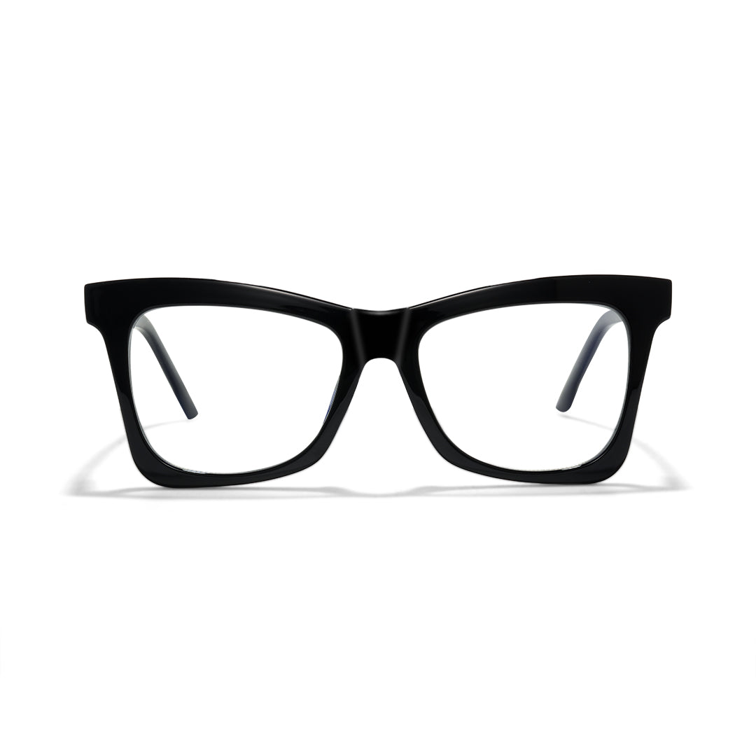 Front view of Eira butterfly tr90 eyeglasses UR0152502 in black