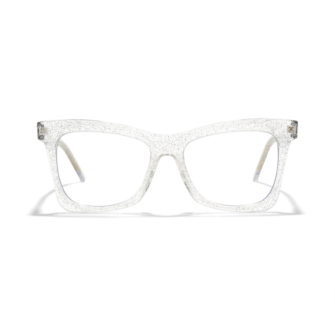 Front view of Eira butterfly tr90 eyeglasses UR0152502 in clear