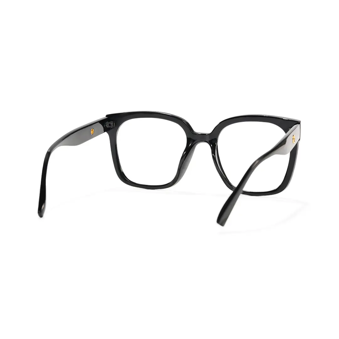Back view of Ennis square pc eyeglasses SP0062508 in black