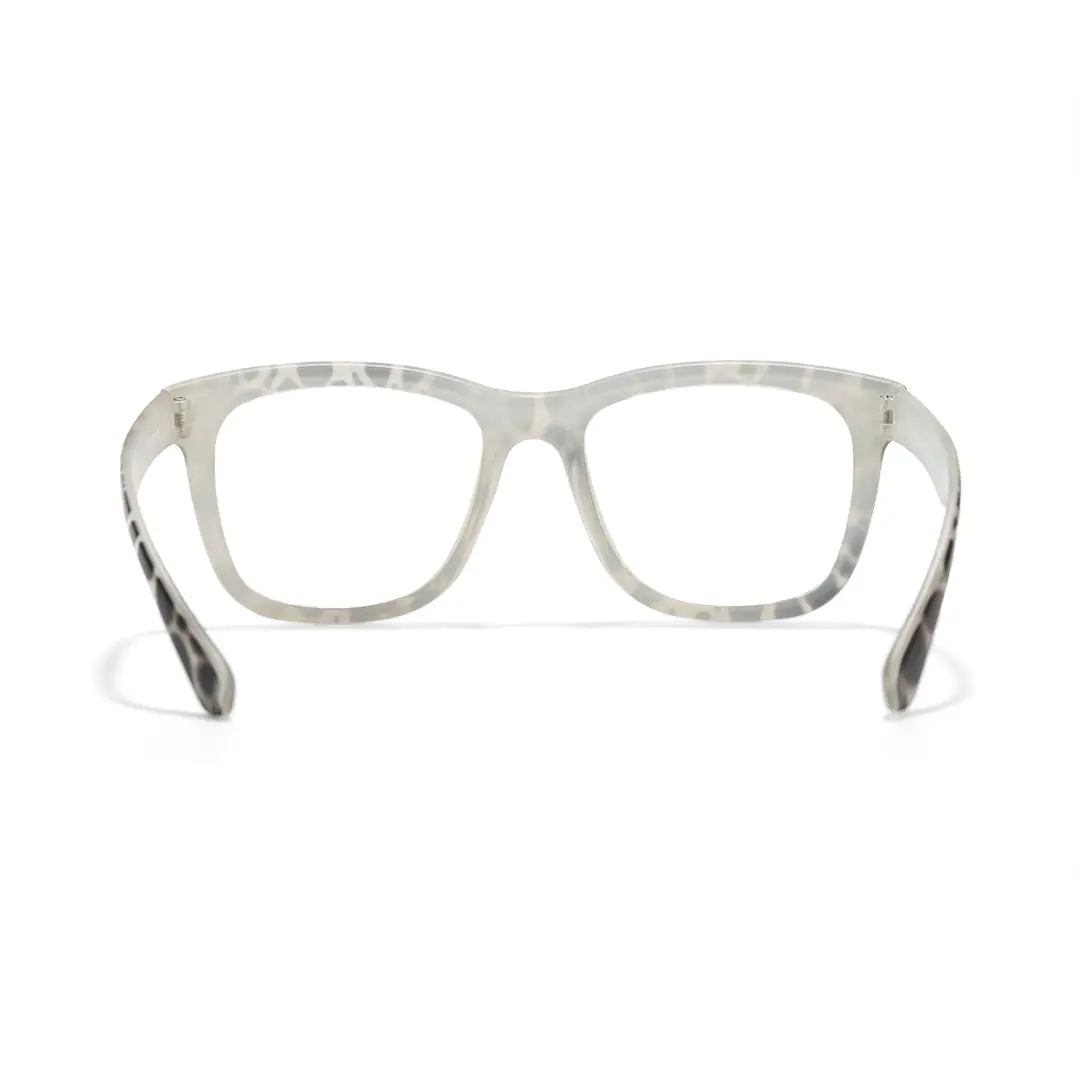 Back view of Gaye cat eye tr90 eyeglasses CR0062502 in tortoise