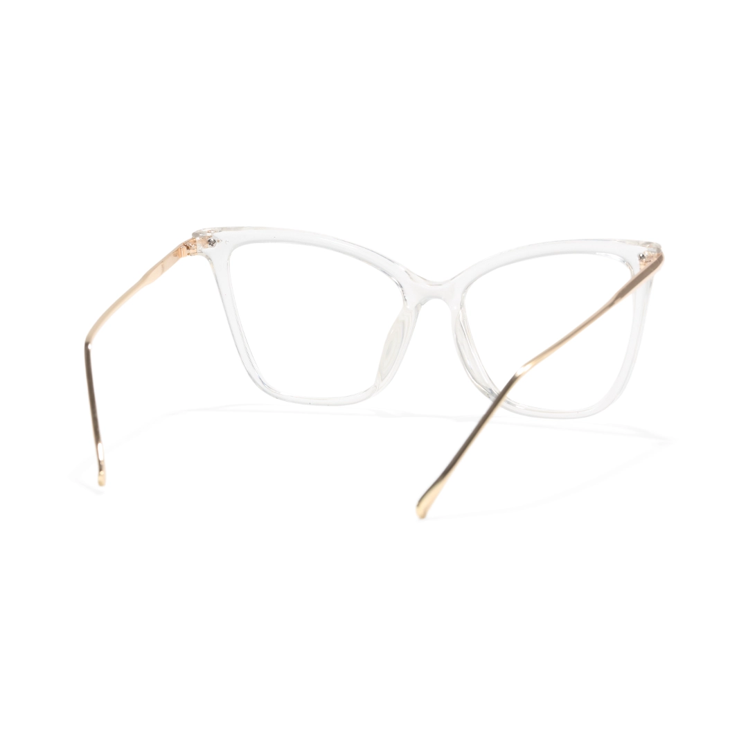 Back view of Hilary cat eye tr90 eyeglasses CR0032207 in clear