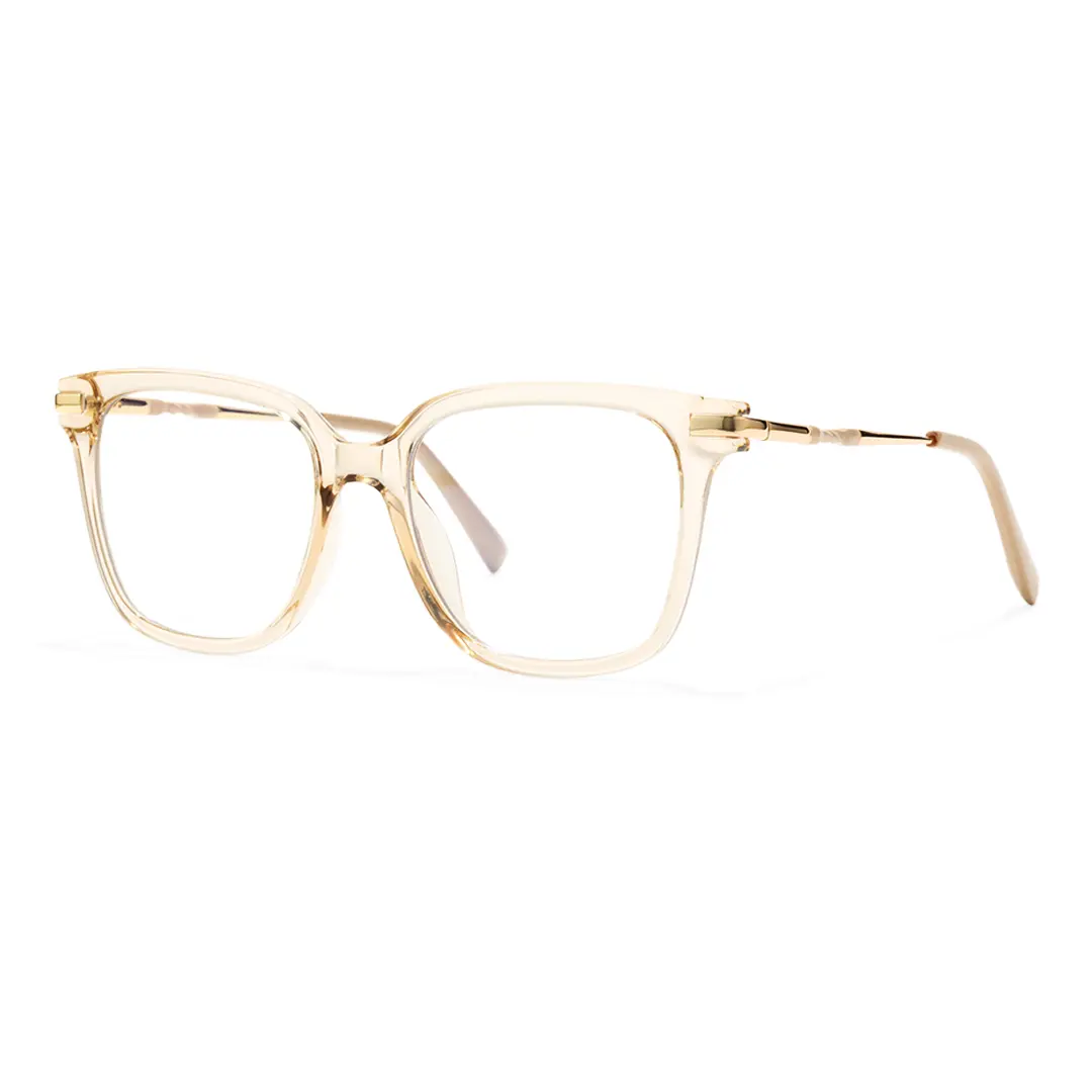 Angle view of Iona square tr90 eyeglasses SR0192502 in brown