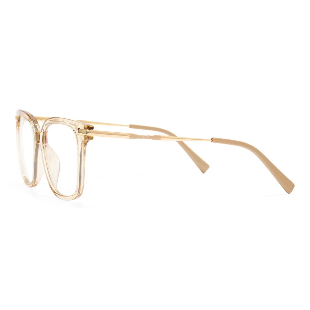 Side view of Iona square tr90 eyeglasses SR0192502 in brown