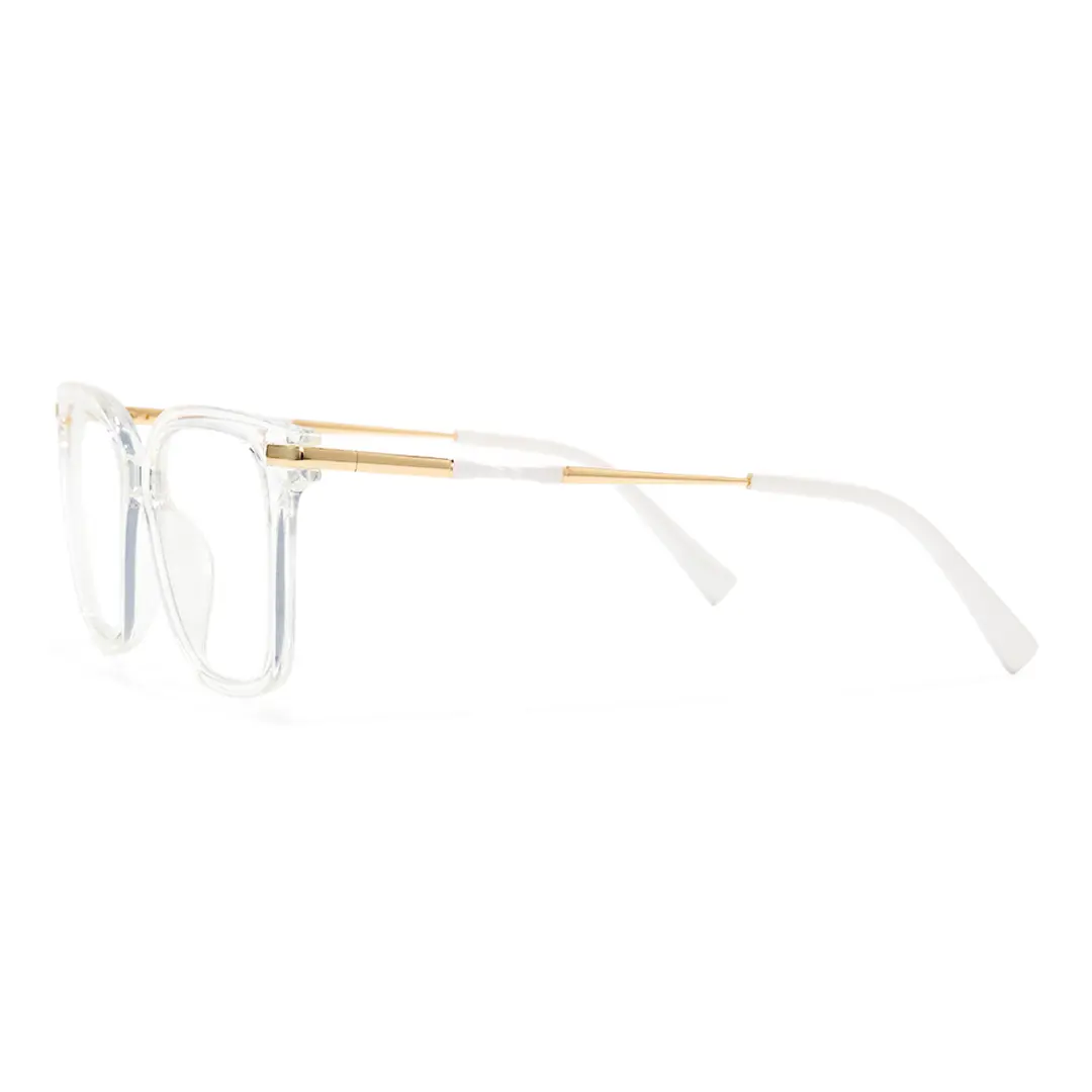 Side view of Iona square tr90 eyeglasses SR0192502 in clear
